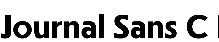 Journal Sans C Bold Font Download Free
